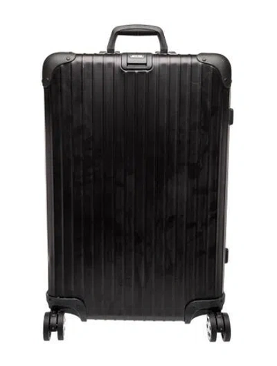 Pre-owned Rimowa Aluminum Suitcase In Black