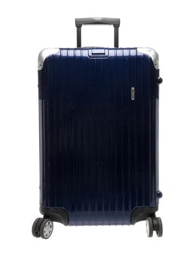 Pre-owned Rimowa Aluminum Suitcase In Blue