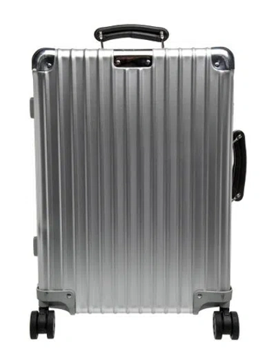 Pre-owned Rimowa Aluminum Suitcase In Metallic/silver