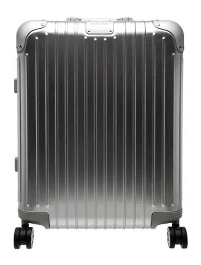 Pre-owned Rimowa Aluminum Suitcase In Metallic/silver