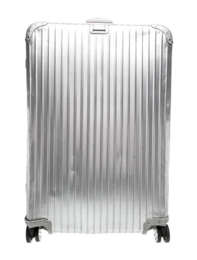 Pre-owned Rimowa Aluminum Suitcase In Metallic/silver