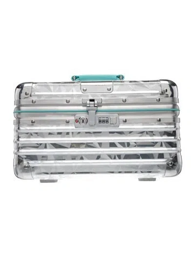 Pre-owned Rimowa Aluminum Suitcase In Metallic/silver