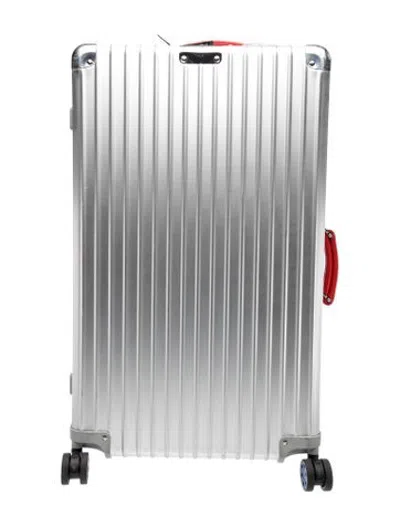 Pre-owned Rimowa Aluminum Suitcase In Metallic/silver
