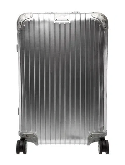 Pre-owned Rimowa Aluminum Suitcase In Silver