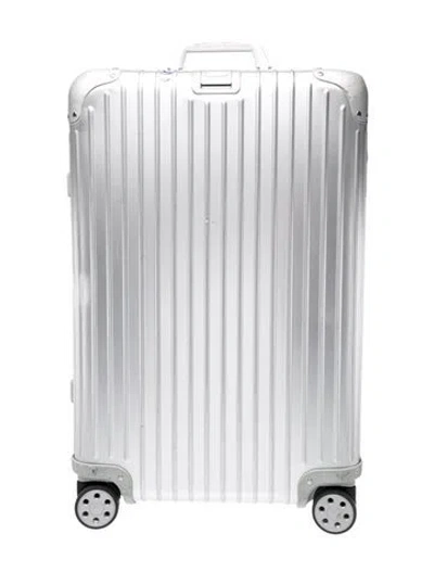 Pre-owned Rimowa Aluminum Suitcase In Silver