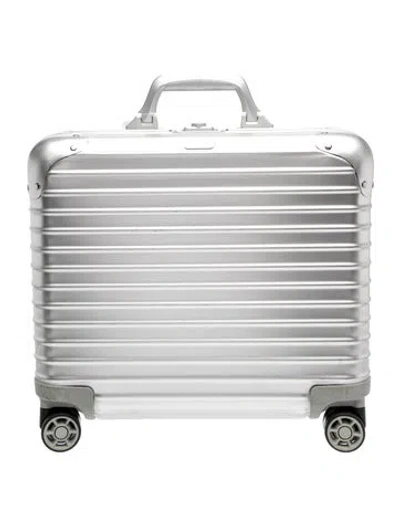 Pre-owned Rimowa Aluminum Suitcase In Silver