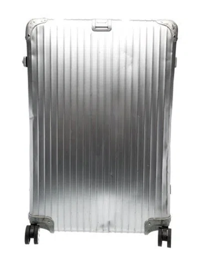 Pre-owned Rimowa Aluminum Suitcase In Silver