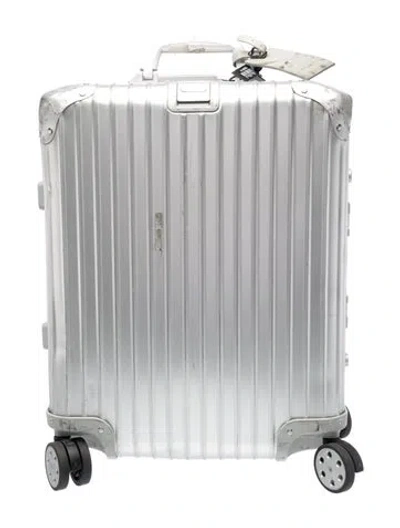 Pre-owned Rimowa Aluminum Suitcase In Silver