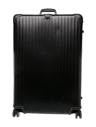 Pre-owned Rimowa Black Hard Shell Suitcase
