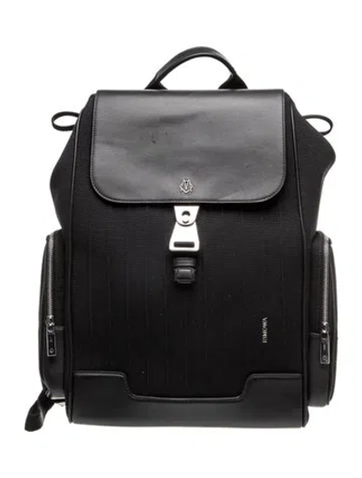 Pre-owned Rimowa Canvas Backpack In Black