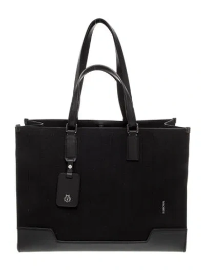 Pre-owned Rimowa Canvas Tote In Black