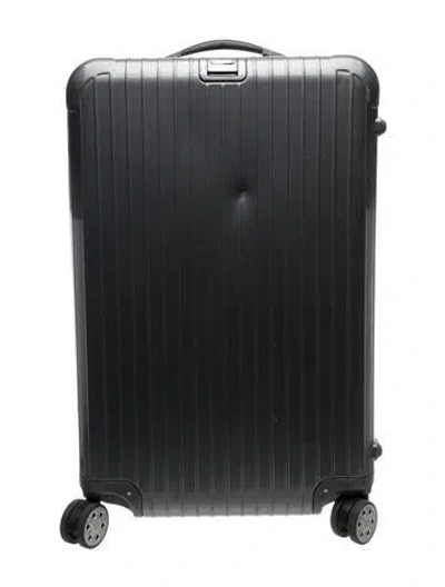 Pre-owned Rimowa Check In L Suitcase In Grey