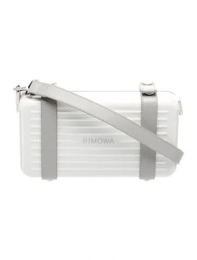 Pre-owned Rimowa Crossbody Bag Small In White
