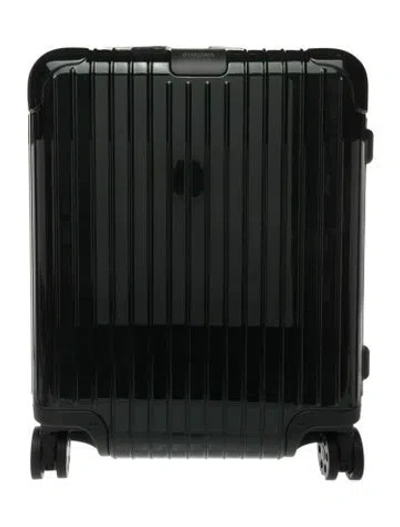 Pre-owned Rimowa Essential Cabin Suitcase In Green