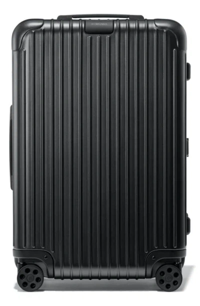 Rimowa Essential Check-in Medium 26-inch Wheeled Suitcase In Black