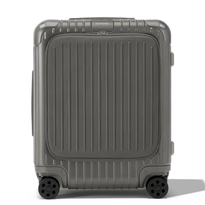 Rimowa Essential Sleeve Cabin Plus Carry-on Suitcase In Slate Gray