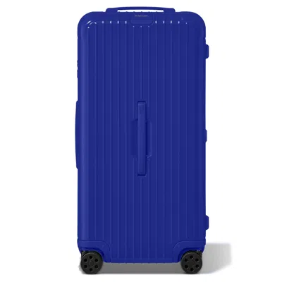 Rimowa Essential Trunk Plus Suitcase In Ultramarine Blue