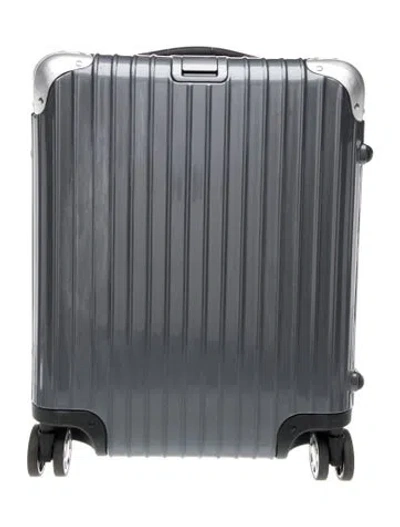 Pre-owned Rimowa Hard Case Rolling Suitcase In Gray