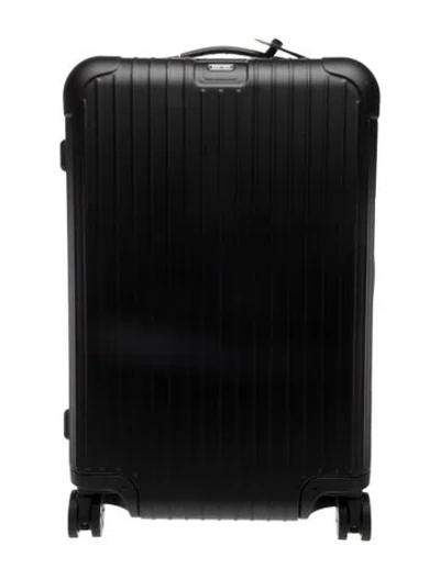 Pre-owned Rimowa Hardshell Rolling Suitcase In Black