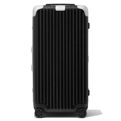 Rimowa Hybrid Trunk Plus Suitcase In Black Matte
