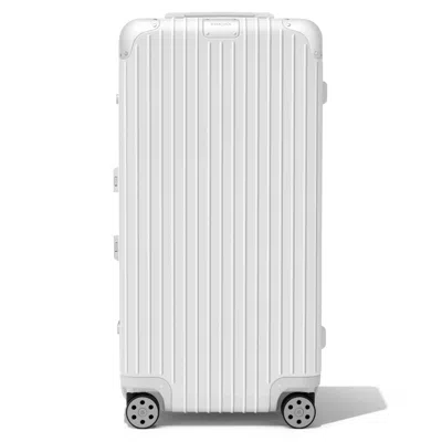 Rimowa Hybrid Trunk Plus Suitcase In White