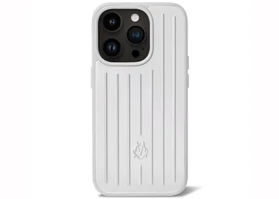 Pre-owned Rimowa Iphone 15 Pro Case In Silver