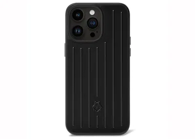 Pre-owned Rimowa Iphone 15 Pro Max Case In Matte Black