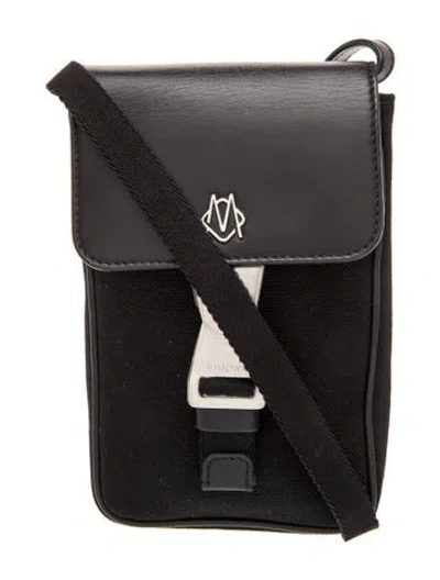 Pre-owned Rimowa Leather Crossbody Bag In Black