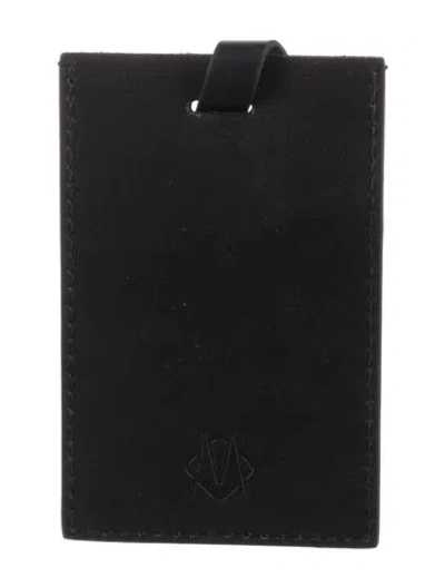 Pre-owned Rimowa Leather Luggage Tag In Black
