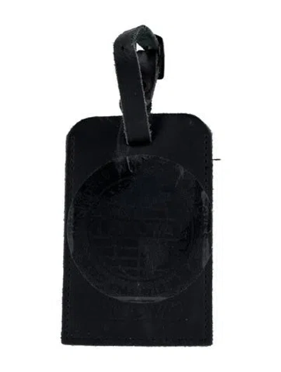 Pre-owned Rimowa Leather Travel Tags In Black