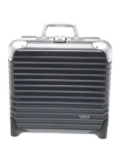 Pre-owned Rimowa Limbo Business Trolley Suitcase In Gray