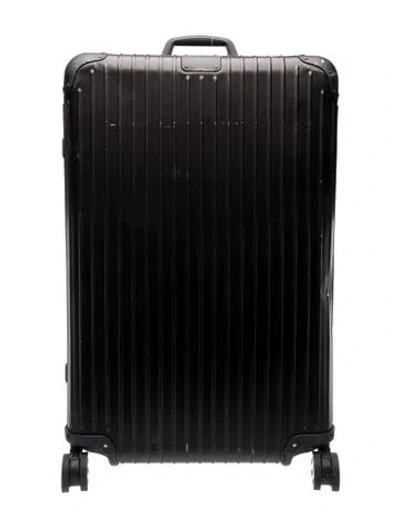 Pre-owned Rimowa Men's Polycarbonate Suitcase In Black