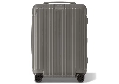 Pre-owned Rimowa Men's  Essential Cabin In Gloss Slate Grey