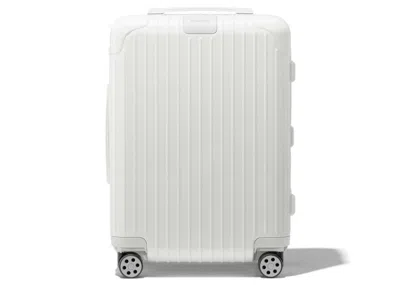 Pre-owned Rimowa Men's  Essential Cabin In Gloss White