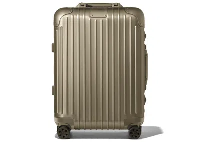 Pre-owned Rimowa Men's  Original Cabin In Titanium