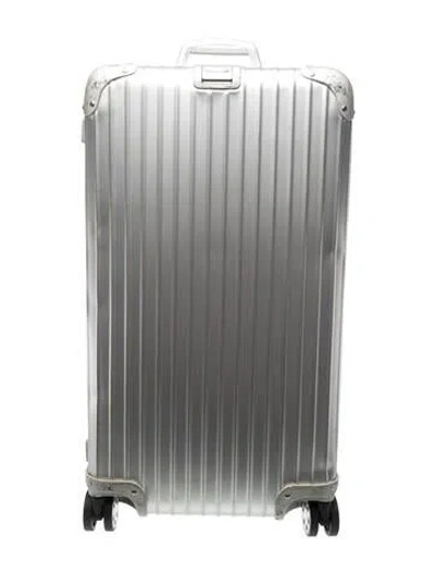 Pre-owned Rimowa Mens Rolling Suitcase In Silver