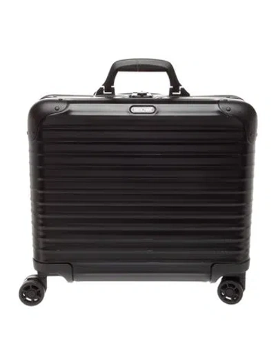Pre-owned Rimowa Metal Black Rolling Suitcase