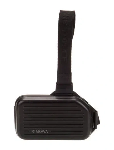 Pre-owned Rimowa Metal Minaudière In Black