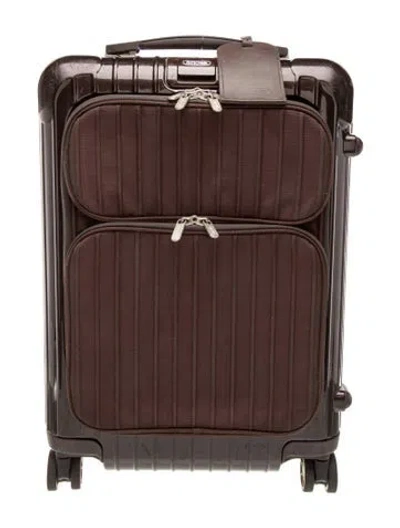Pre-owned Rimowa Metal Suitcase In Brown