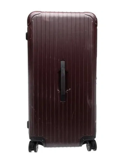 Pre-owned Rimowa Multiwheel Electronic Tag Suitcase. In Brown