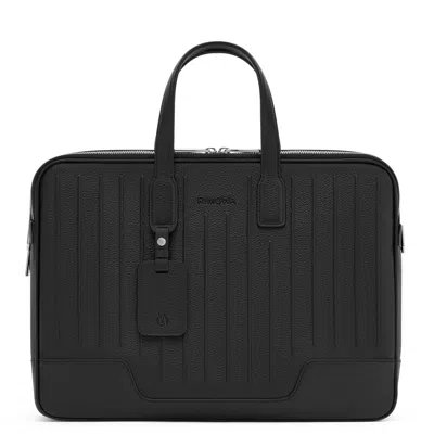 Rimowa Never Still – Leder Aktentasche In Schwarz In Black