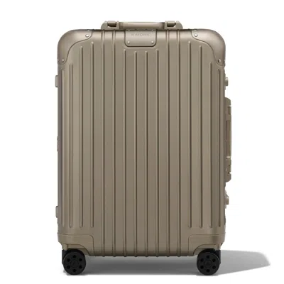 Rimowa Original Cabin Suitcase In Titanium