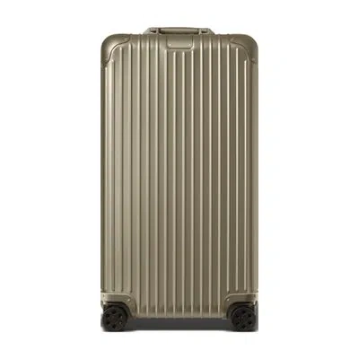 Rimowa Original Trunk Plus Luggage In Gold
