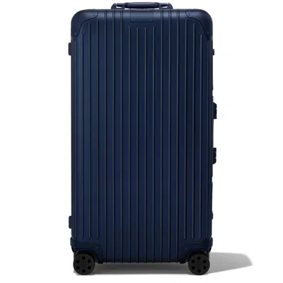 Rimowa Original Trunk Plus Suitcase In Ink Blue