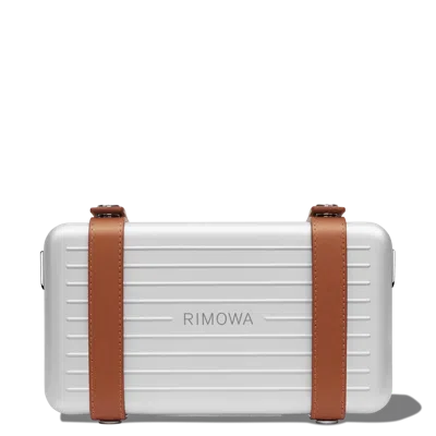Rimowa Aluminum Cross-body Bag In Silver