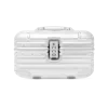 Rimowa Personalised Full-grain Leather Luggage Tag In Silver