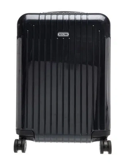 Pre-owned Rimowa Roller Suitcase In Blue