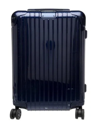 Pre-owned Rimowa Rolling Hardshell Suitcase In Blue