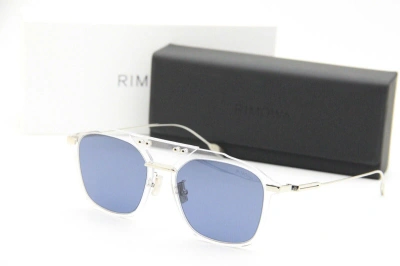Pre-owned Rimowa Rw 40007u 26v Transparent Silver Authentic Sunglasses W/case 53-20 In Blue