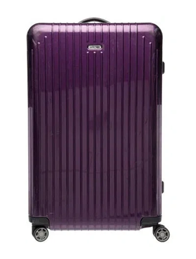 Pre-owned Rimowa Salsa Air Suitcase In Purple